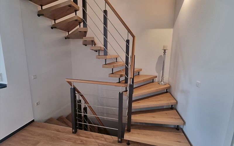 Eine neue Treppe minimiert die Sturzgefahr und punktet auch optisch